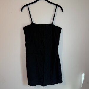 Elegant Black Spaghetti Strap Dress